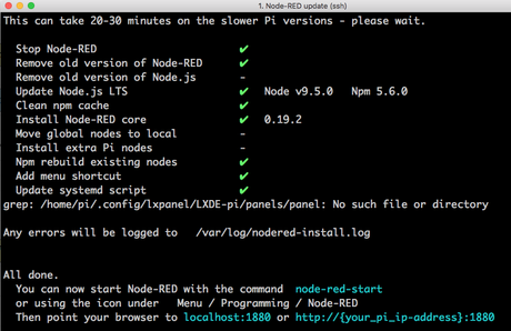Node-RED für Raspberry Pi in neuer Version 0.19.2 veröffentlicht – δημοσιεύθηκε – опубликованный – 公表 – نشرت !