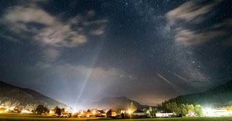 Bild der Woche: Sternenhimmel über Mariazell