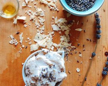 hausgemachte Marseiller Dusch-Seife mit Lavendel