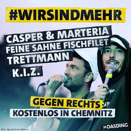#wirsindmehr – UPDATE: Das Konzert gegen Rechts wird am Montag von diversen Radiosendern in ganz Deutschland übertragen!