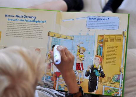 Booki, der Hörstift der vorlesen und aufzeichnen kann im Test #bookii #hörstift #fußball #vorlesen #kinderbuch #lesen