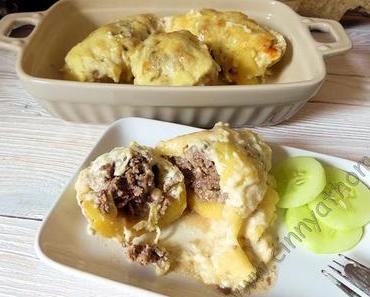 Gefüllte Kartoffeln mit Hackfleisch und Käse...immer lecker! #Rezept #Food #Schnellundeinfach