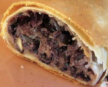 Strudel mit Radicchiofüllung