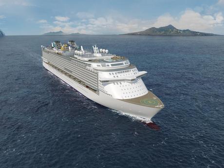 Das Kreuzfahrtschiff Global 1 von Dream Cruises bietet Platz für 9500 Passagiere