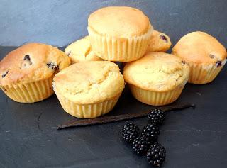 Brombeer-Vanille-Muffins