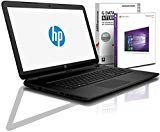 HP (15,6 Zoll) Notebook (AMD E2-9000e 2x2.00 GHz, 4GB DDR4, 500GB S-ATA HDD, DVD±RW, Radeon R2, HDMI, Webcam, Bluetooth, USB 3.0, WLAN, Windows 10 Prof. 64 Bit) #5579