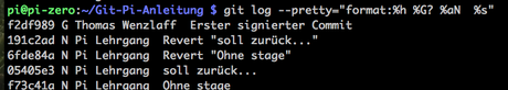 Raspberry Pi bricht beim signieren eines Git tags mit „gpg: signing failed: Unpassender IOCTL (I/O-Control) für das Gerät“ ab