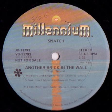 Klassiker: Snatch – Another Brick In The Wall – Promo (1980) [Pink Floyd Cover]
