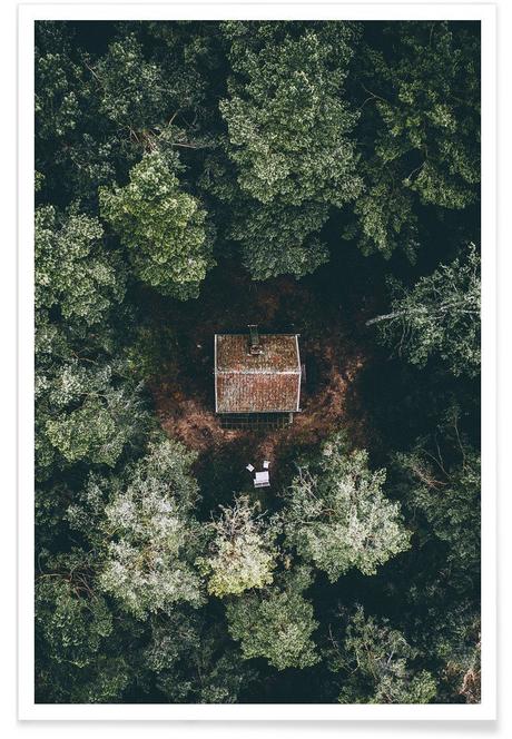 Das Haus im Wald. Ruhe. Einfachheit. Einfach leben