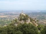 Blick auf Santuari de Sant Salvador