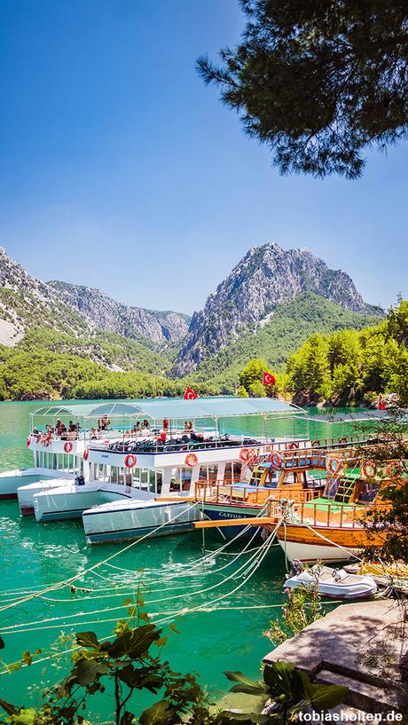Türkei Urlaub in Side: Tagesausflug zum Green Canyon mit dem Boot