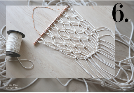 Ein schnelles Makramee für Kupferfreunde, DIY von Lisi und Tina - The Crafty Studio