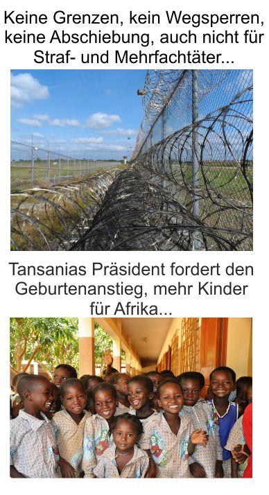 Deutschland ist gefangen in seinen eigenen Gesetzen, keine Rückführung und kein Wegsperren. Afrikanischer Präsident plädiert für einen Geburtenanstieg