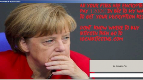 Der Erpressungstrojaner „Angela Merkel“