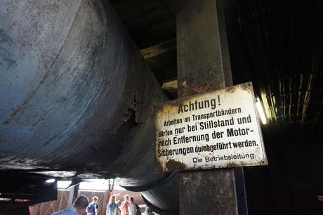 Zeche Zollverein - Hinweisschild