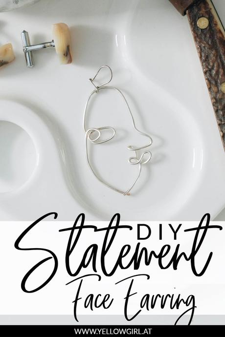 DIY Statement Face Earring