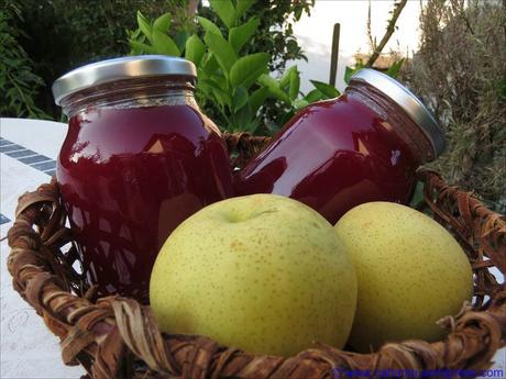 Nashi-Himbeer-Marmelade