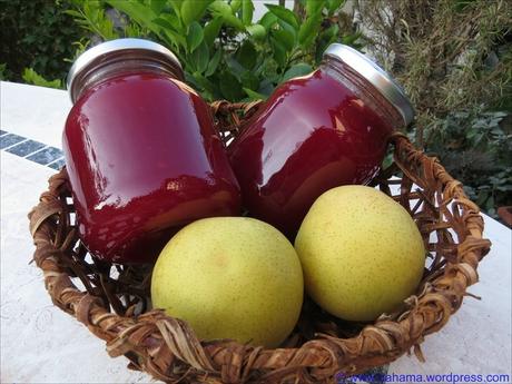 Nashi-Himbeer-Marmelade