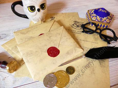 Es flogen Briefe von Hogwarts an meine Bloggerinnen #HarryPotter #DIY #Einladung