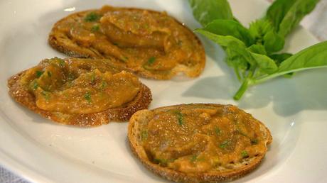 Auberginencreme für Crostini