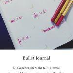 [Bullet Journal] Monatsübersicht Oktober + Woche 40