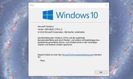 Microsofts Windows 10 Oktober 2018 Update ist da