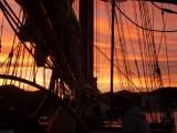 Sonnenuntergang in der Son Moll Bucht, von der Sir Robert Baden Powell