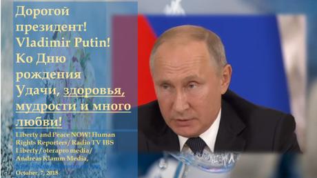 Happy Birthday To President Vladimir Putin