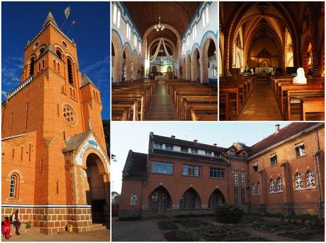 Kirche und Kloster in Ambositra in Madagaskar