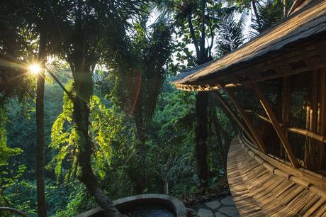 Villa aus Bambus auf Bali