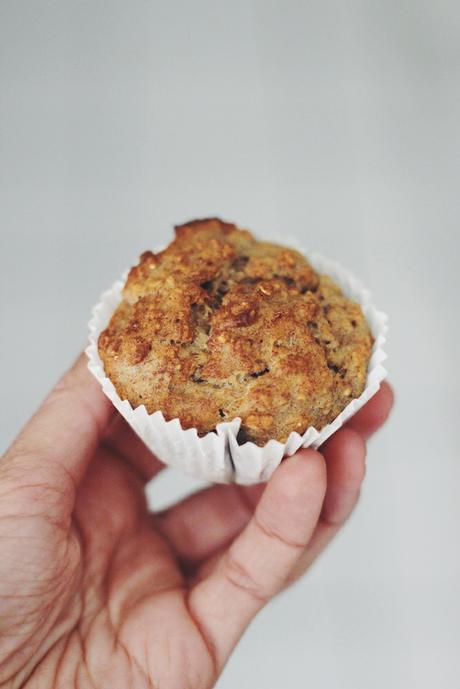 Blogtober Tag 26: 3 Zutaten vegane Muffins Rezept - Fettfrei + Zuckerfrei