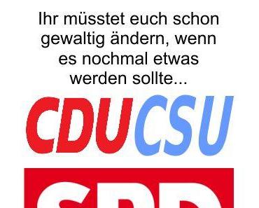 Änderungen an der Politikführung von CDU/CSU und SPD sind nahezu ausgeschlossen, auch nach Merkel