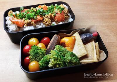 Bento #181: Miso-Hack-Kürbis mit Brokkoli und Tofu