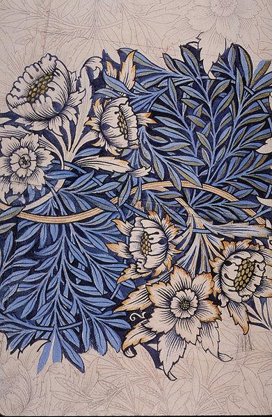 Blumen Indigo - Design William Morris