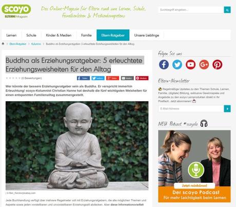 scoyo-Kolumne: Buddha als Erziehungsratgeber – 5 erleuchtete Erziehungsweisheiten für den Alltag