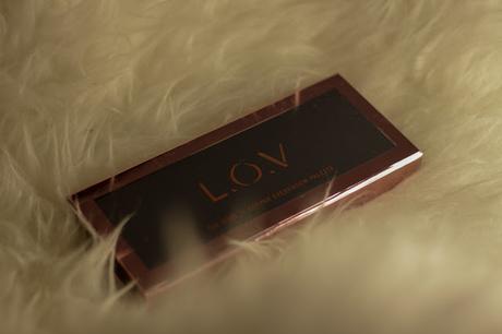 L.O.V THE ROSE X COPPER eyeshadow palette Review