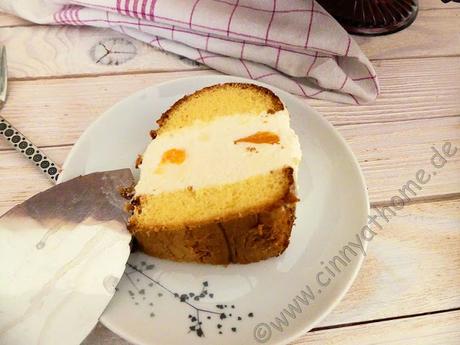 Ein Klassiker in neuem Gewand - die Käse-Sahne-Torte als Ring #Rezept #Backen #Mandarinen