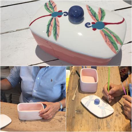 Ein kreativer Sonntagmittag – oder – Keramik bemalen für Zwei