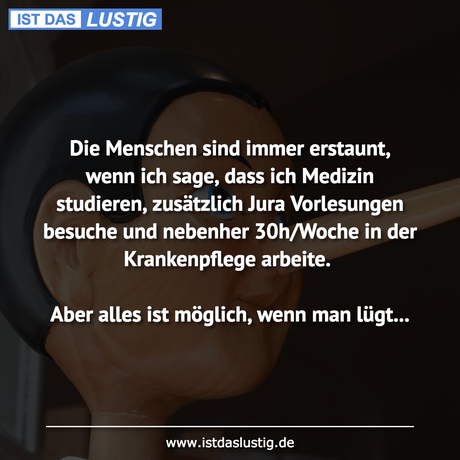 Lustiger BilderSpruch - Die Menschen sind immer erstaunt, wenn ich...