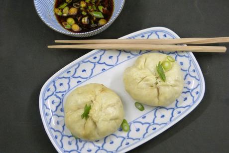 Sauerteig-Baozi mit Tofufüllung
