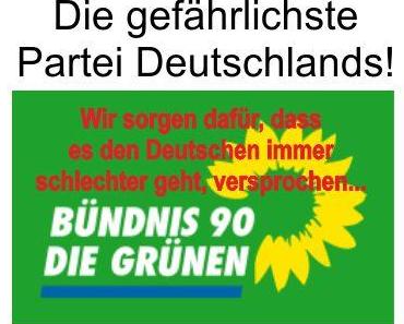 Die Grüne „Wohlfühlpartei“ ist brandgefährlich, Stromnetzzusammenbruch, Industrievernichtung, Masseneinwanderung und Verzicht auf russisches Gas