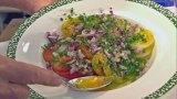Tomatensalat mit Zwiebel-Petersilien-Marinade