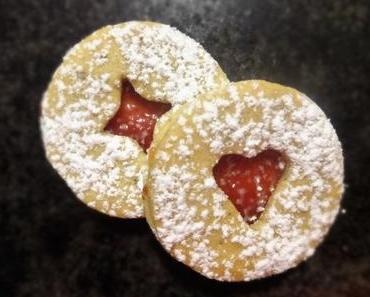 weihnachtskekse – linzer augen
