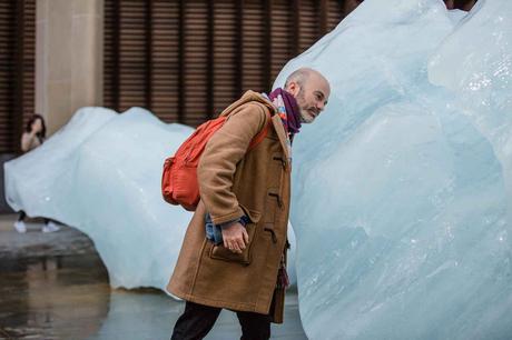 Eisberge in London, Installation von Olafur Eliasson