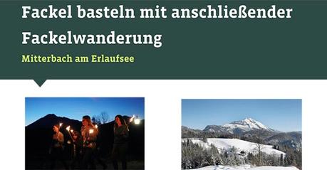 Termintipp: Fackel basteln mit anschließender Fackelwanderung