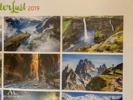 Kalender – Wanderlust 2019 – gewinnen!