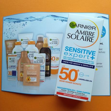 [Werbung] Garnier Ambre Solaire Sensitve Expert + Creme für Gesicht + Dekolleté LSF 50 + und Nagelzubehör Inventur :)