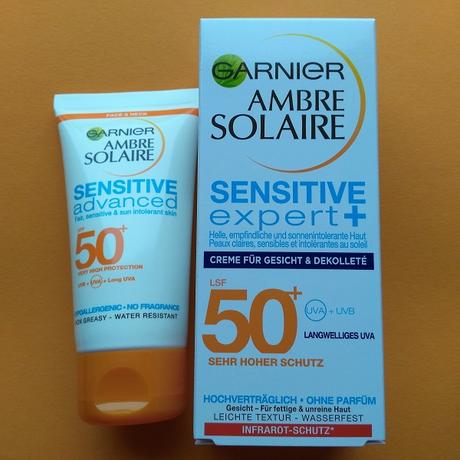 [Werbung] Garnier Ambre Solaire Sensitve Expert + Creme für Gesicht + Dekolleté LSF 50 + und Nagelzubehör Inventur :)