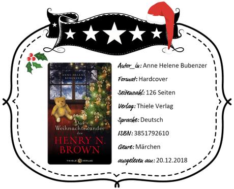 Anne Helene Bubenzer – Das Weihnachtswunder des Henry N. Brown