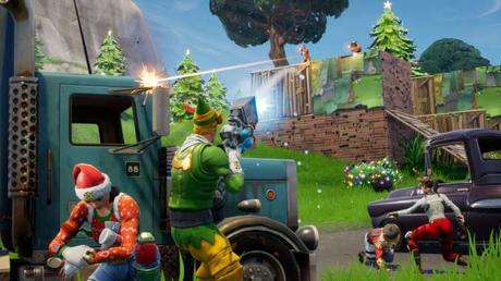 Fortnite – Weihnachtslied auf dem Klavier